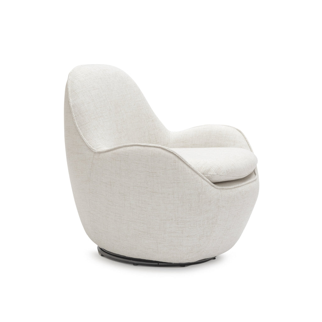 Moby Swivel Accent Chair - Beige - Loom Collection