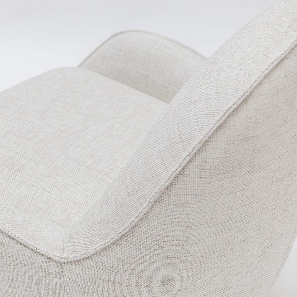 Moby Swivel Accent Chair - Beige - Loom Collection