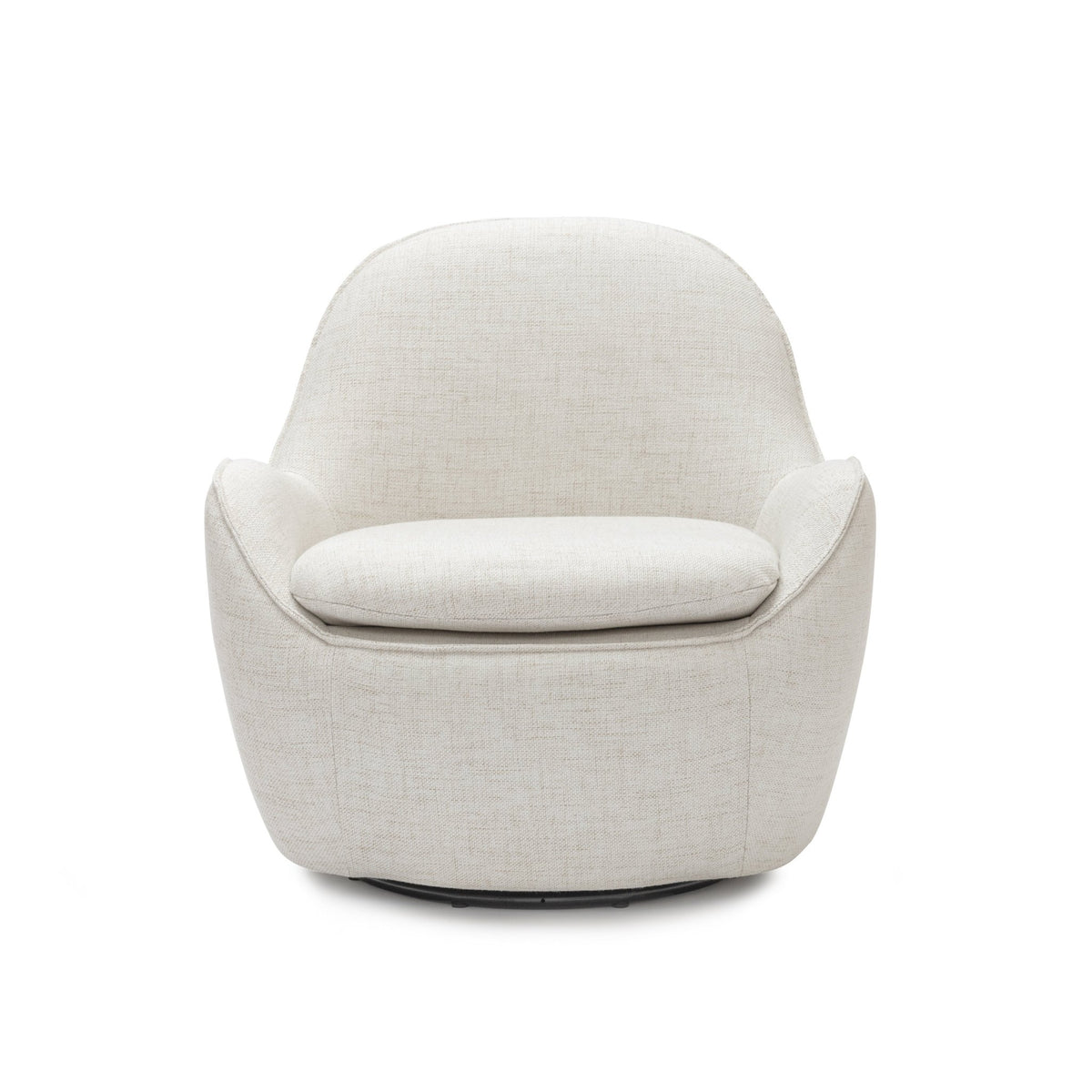 Moby Swivel Accent Chair - Beige