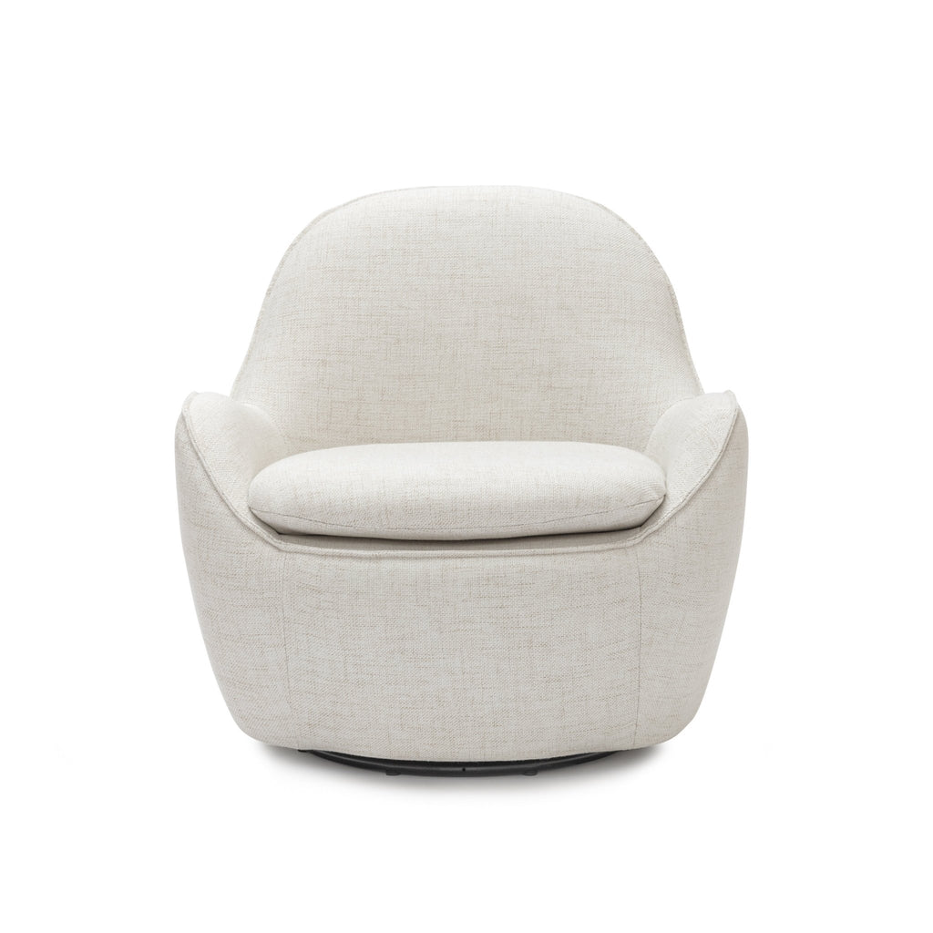 Moby Swivel Accent Chair - Beige - Loom Collection