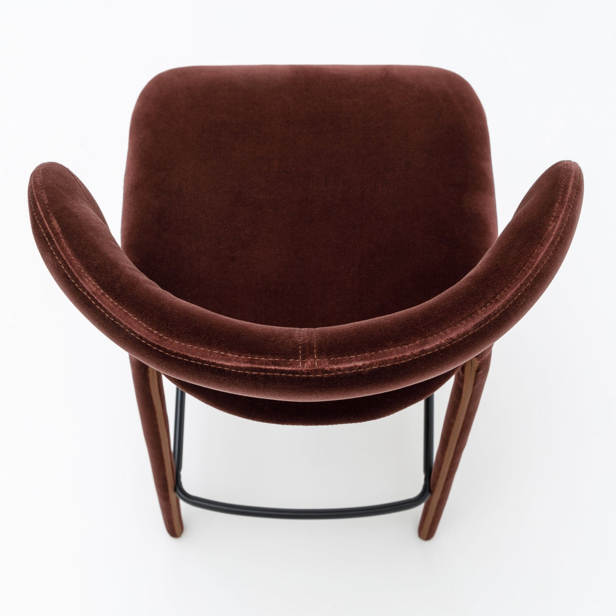Monaco Counter Chair - Burgundy