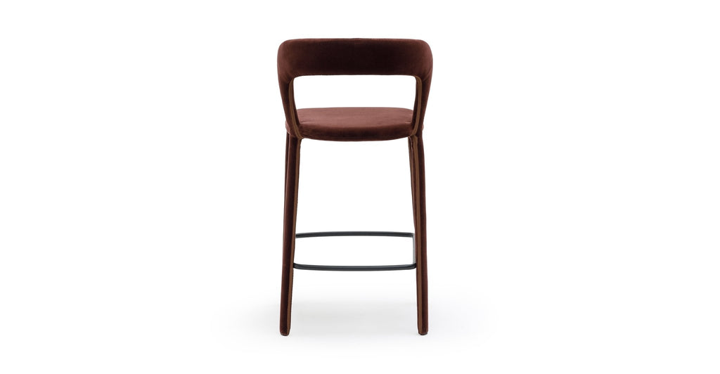 Monaco Counter Chair - Burgundy - Loom Collection