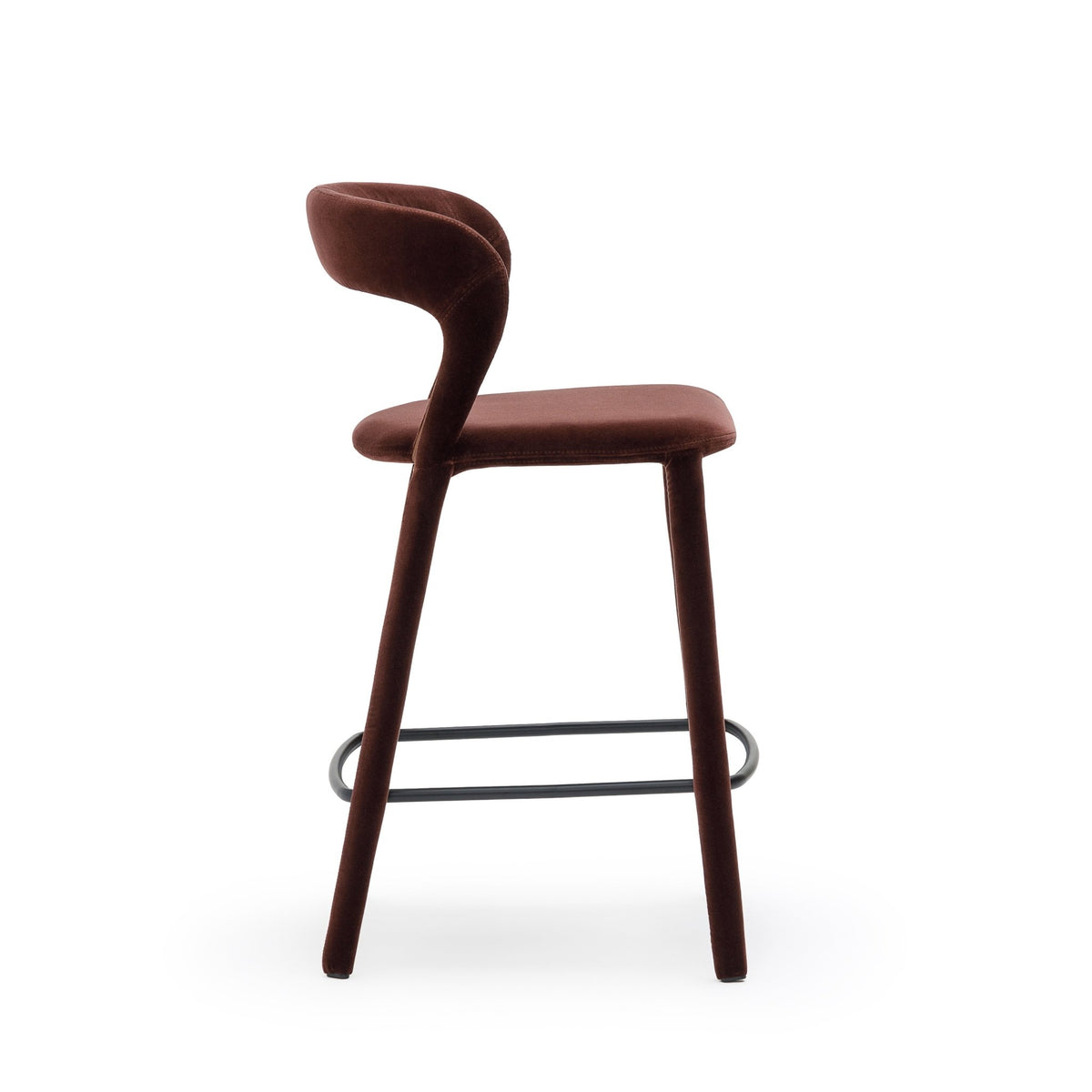 Monaco Counter Chair - Burgundy