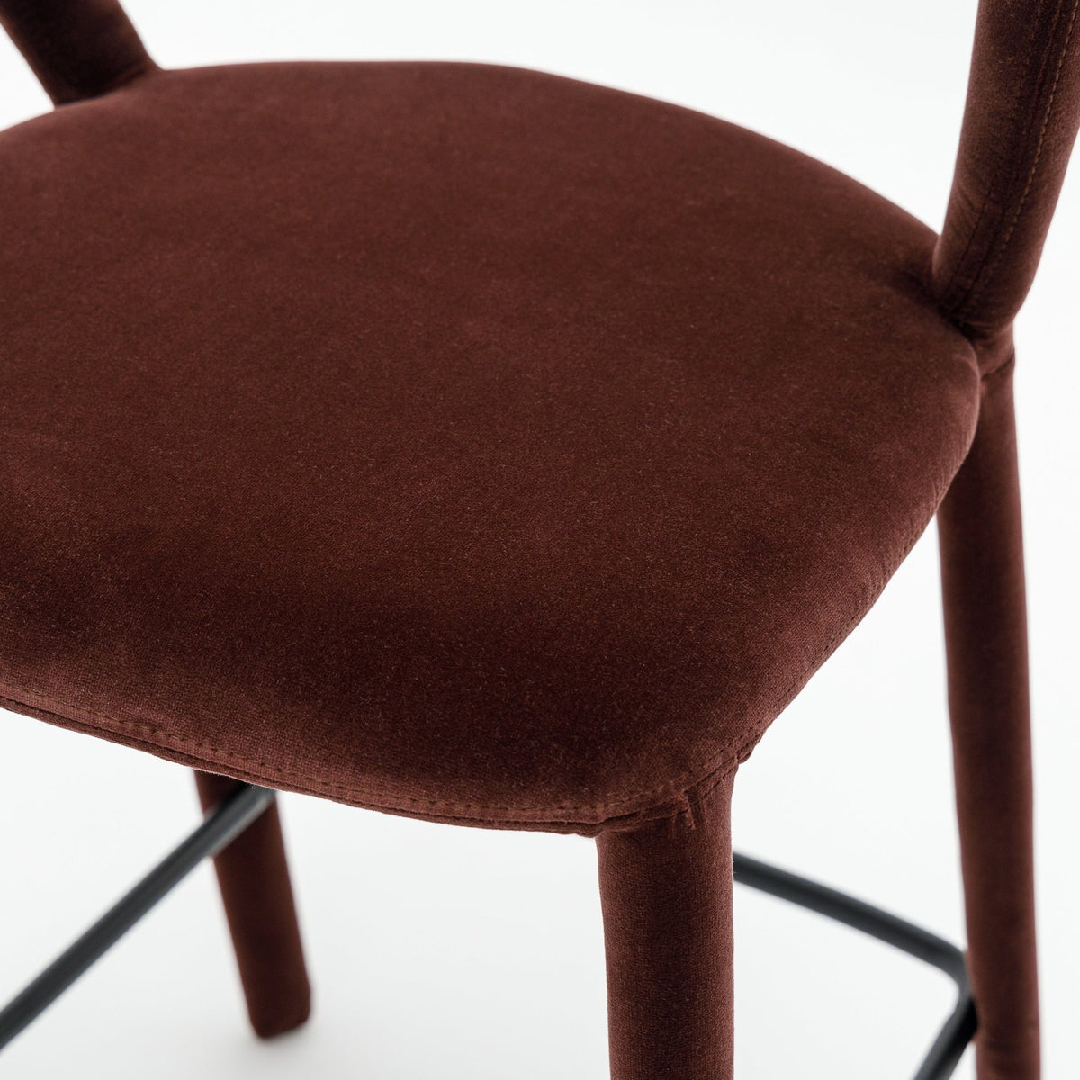 Monaco Counter Chair - Burgundy