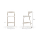 Monaco Counter Chair - Oatmeal - Bar & Counter Stools Loom Collection Loom Collection Dubai