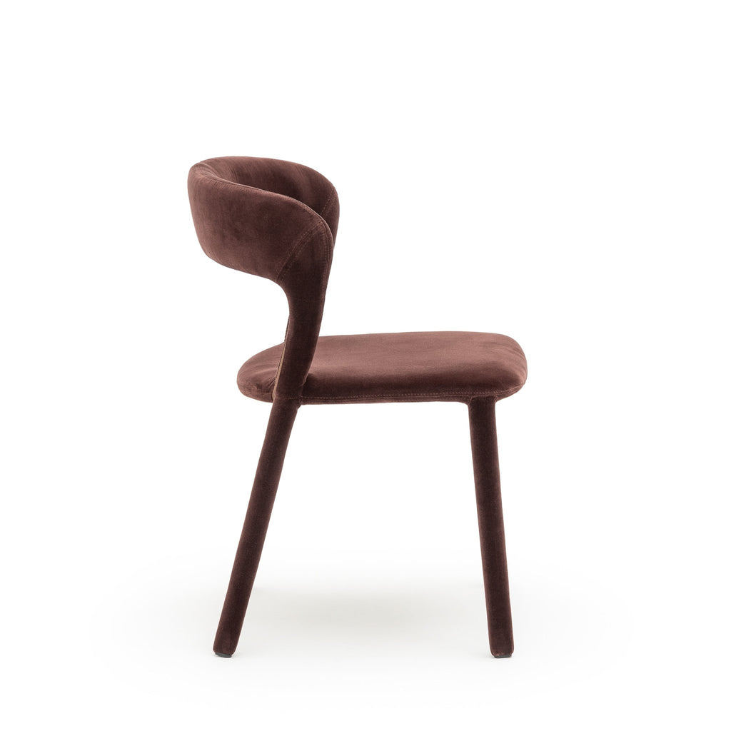 Monaco Dining Chair - Burgundy - Loom Collection