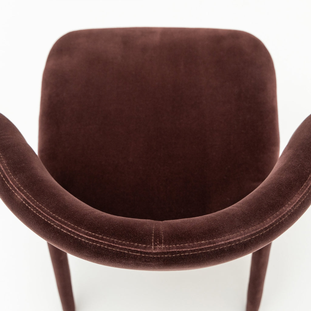 Monaco Dining Chair - Burgundy - Loom Collection