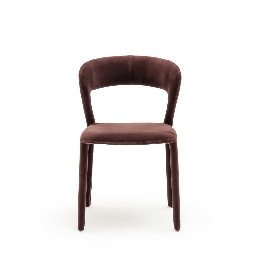 Monaco Dining Chair - Burgundy - Loom Collection