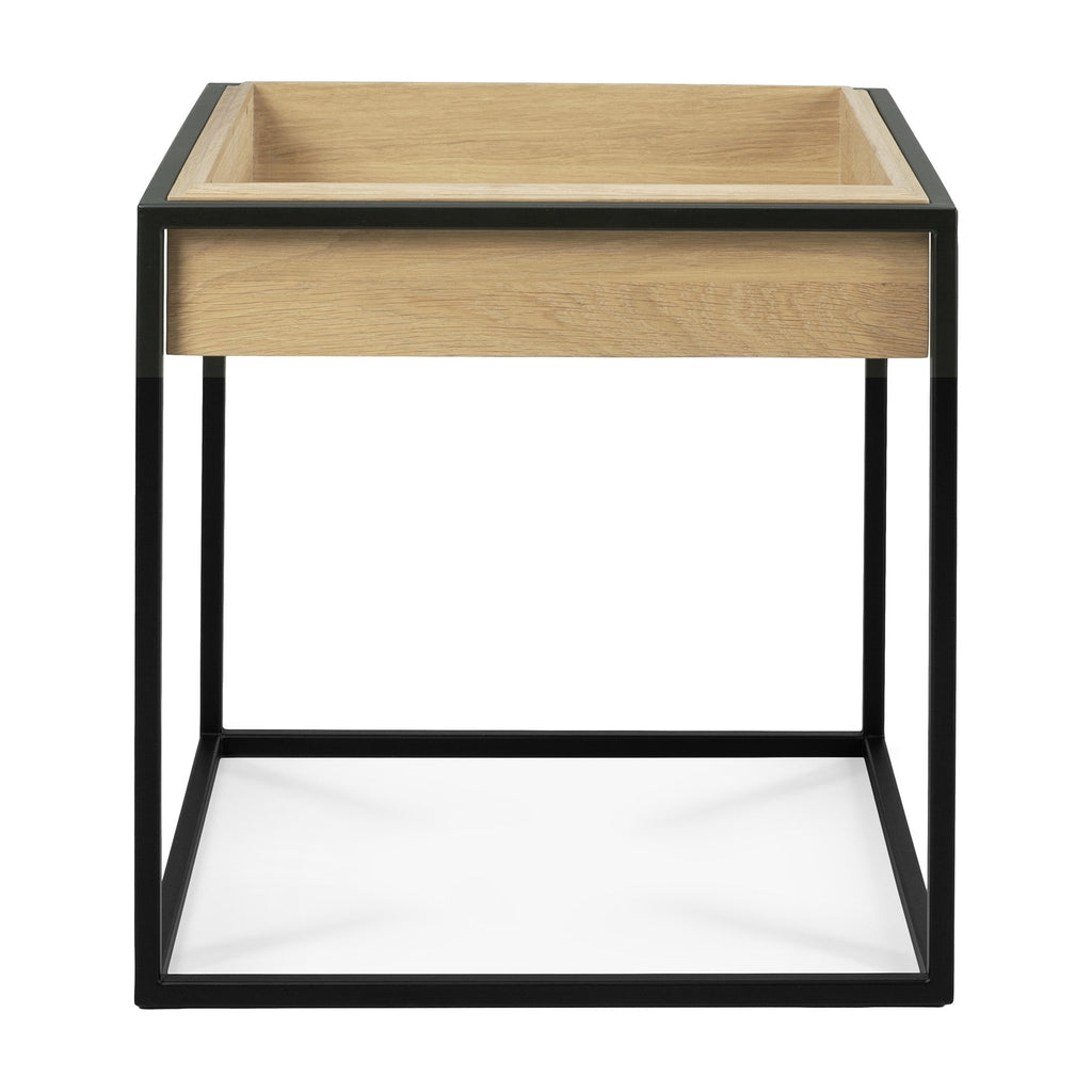 Monolit Side Table - Oak - Square - Removable Cover - Loom Collection