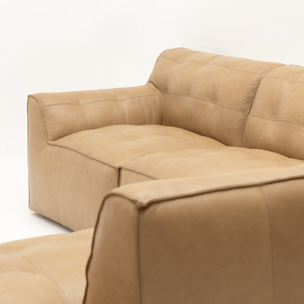 Muse Corner Open End Sofa - Arena Leather - Loom Collection