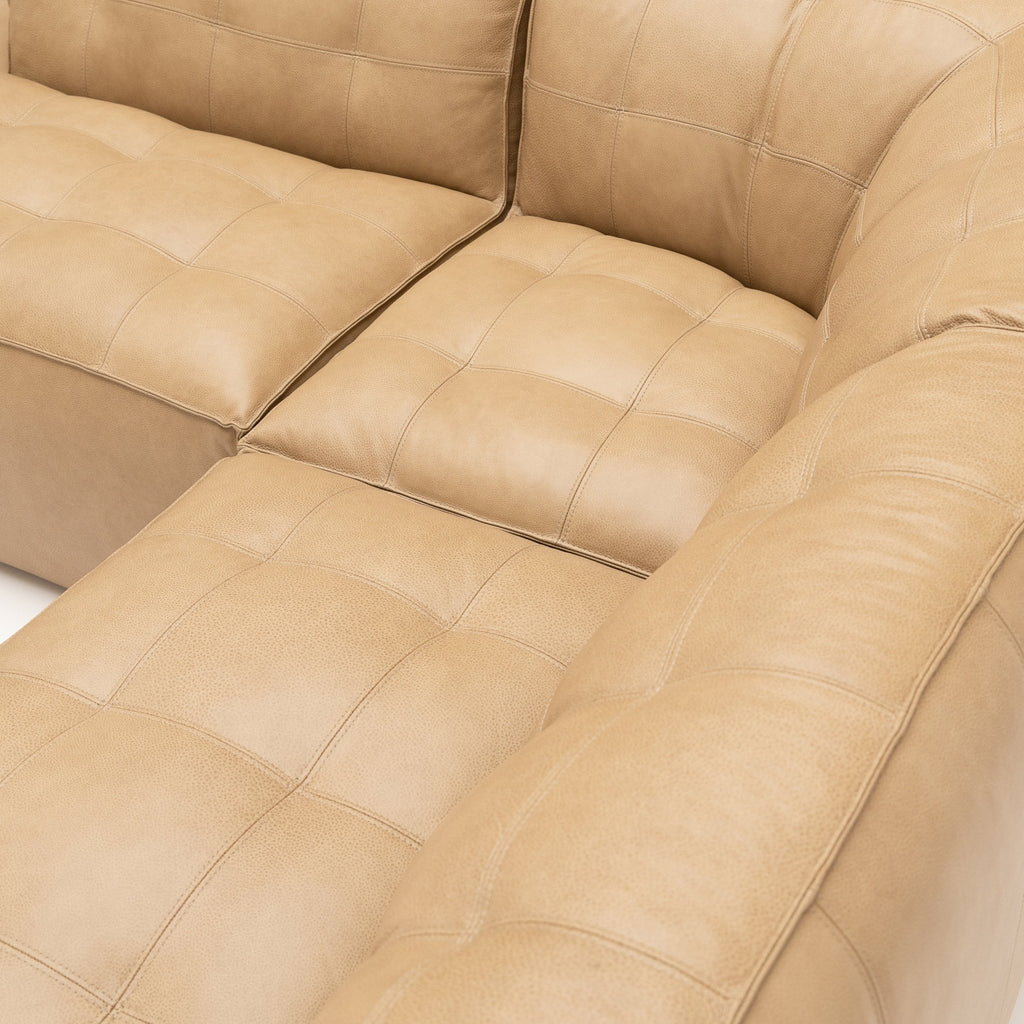 Muse Corner Open End Sofa - Arena Leather - Loom Collection