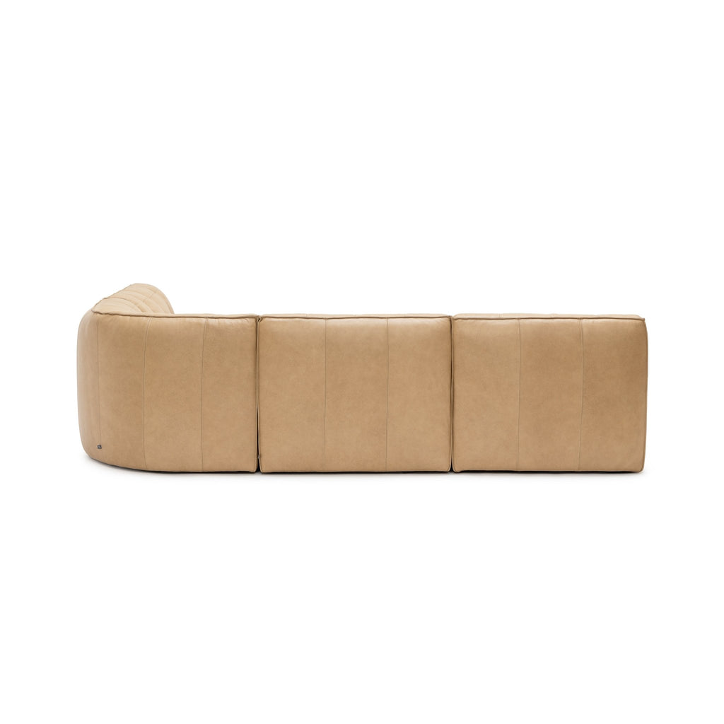 Muse Corner Open End Sofa - Arena Leather - Loom Collection