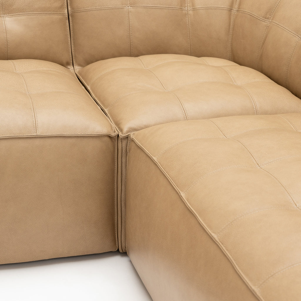 Muse Corner Open End Sofa - Arena Leather - Loom Collection