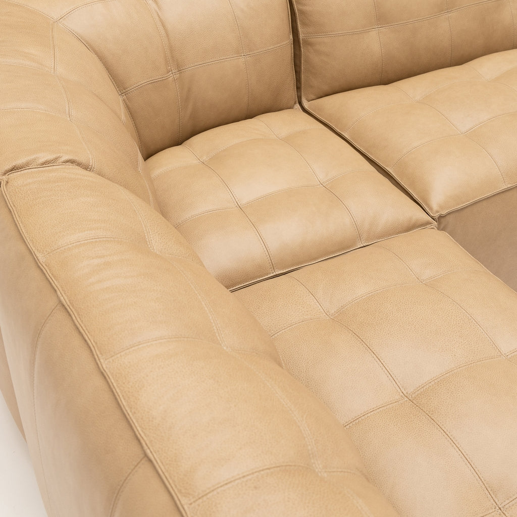 Muse Corner Open End Sofa - Arena Leather - Loom Collection