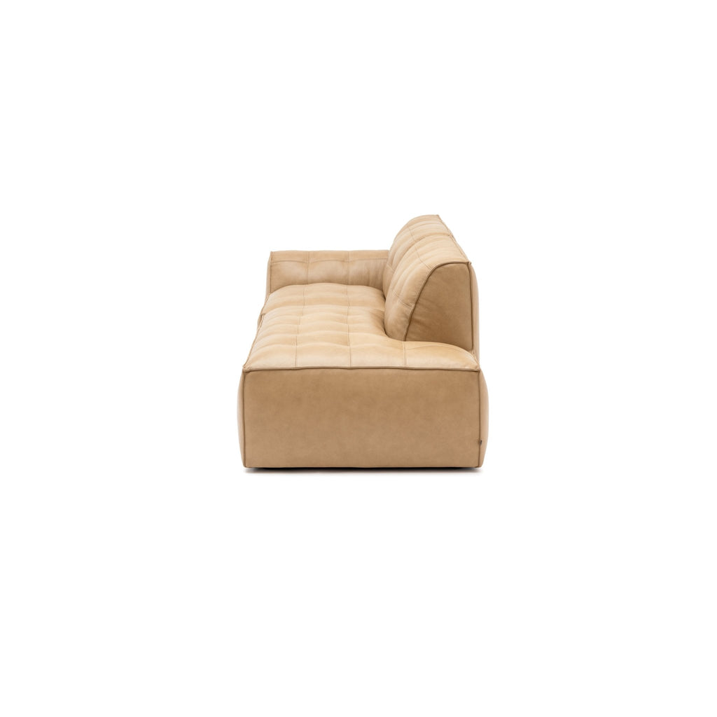 Muse Open End Sofa - Arena Leather - Loom Collection