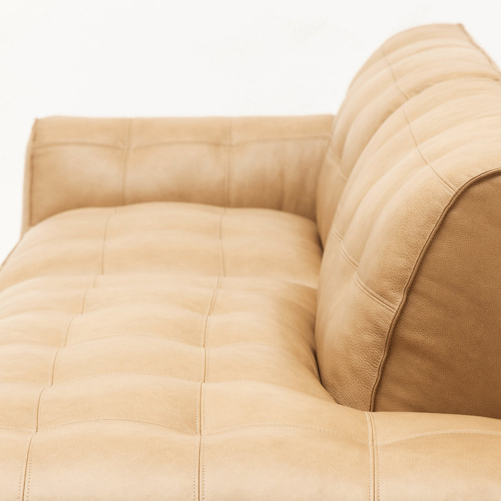 Muse Open End Sofa - Arena Leather - Loom Collection