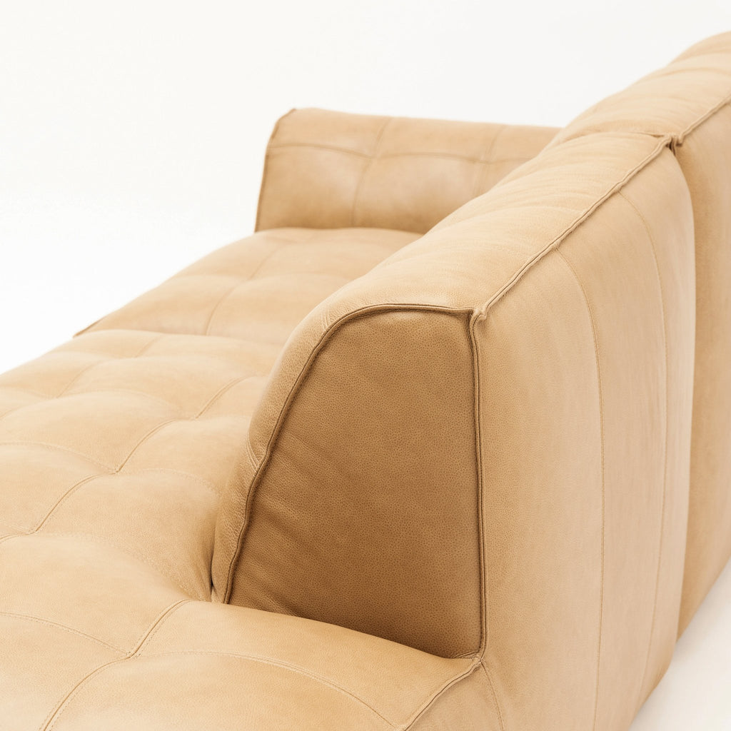 Muse Open End Sofa - Arena Leather - Loom Collection