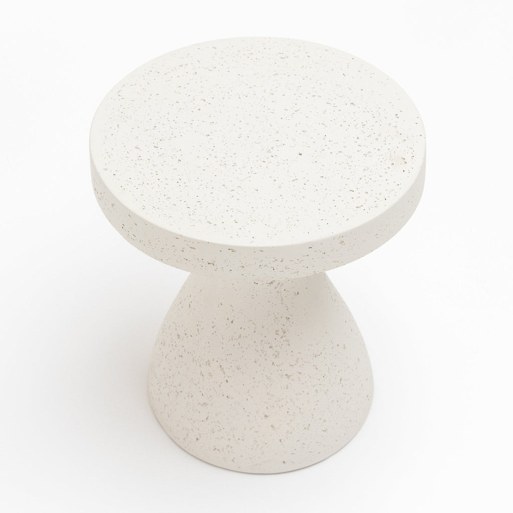 Myco Side Table - Ivory - Side Tables Loom Collection Loom Collection Dubai