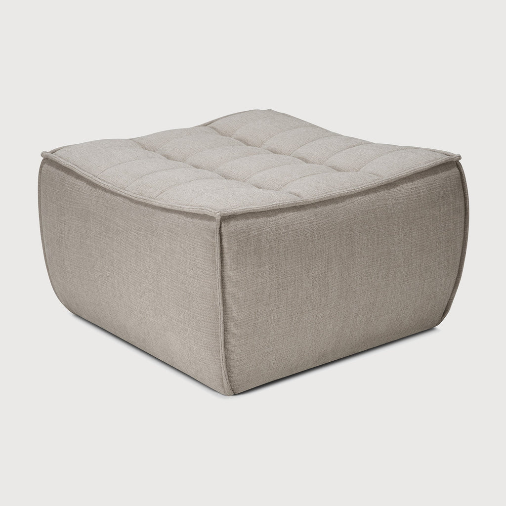 N701 Footstool - Beige - Loom Collection