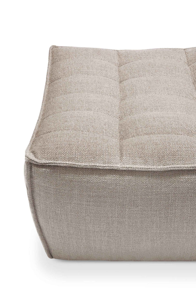 N701 Footstool - Beige - Loom Collection