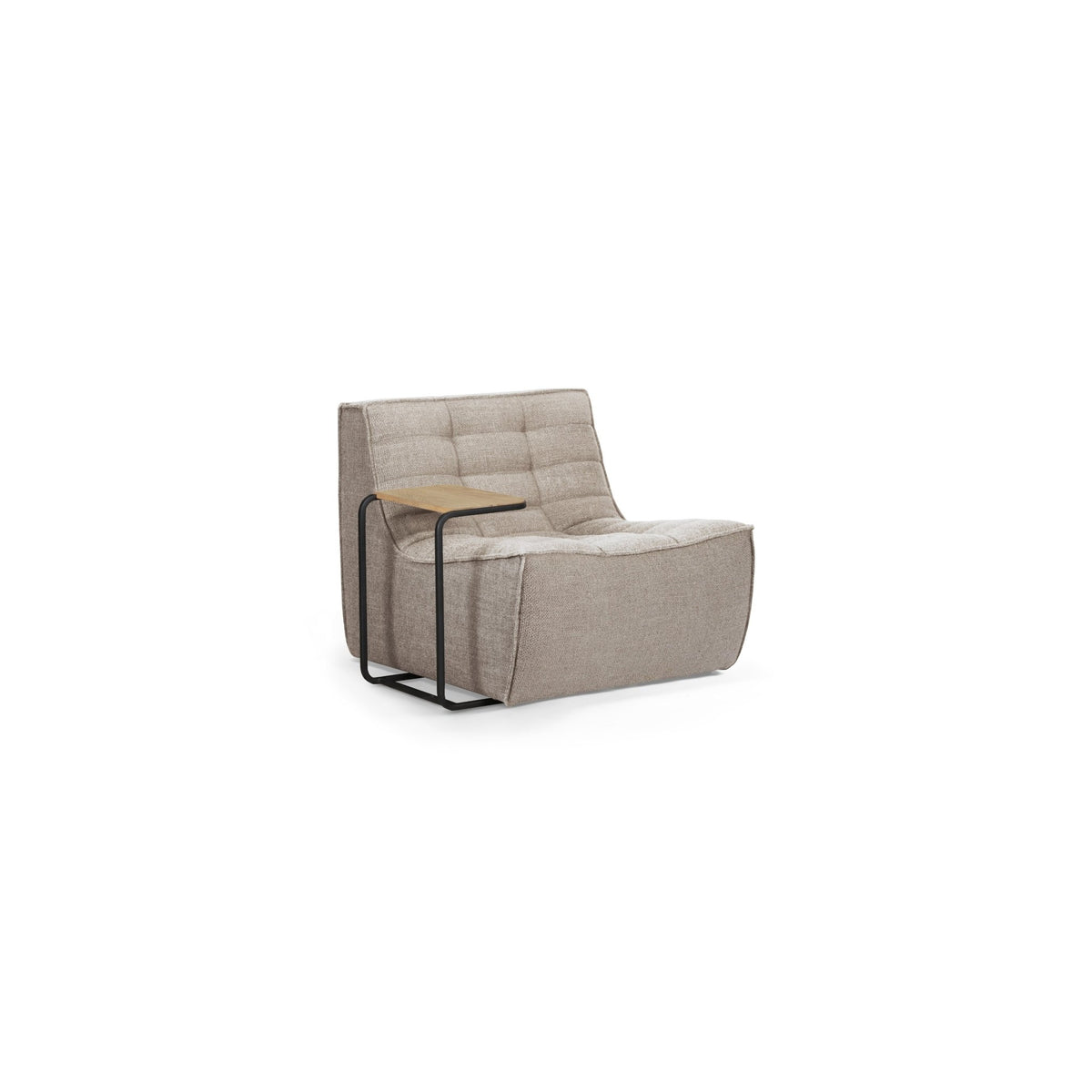 N701 Sofa - Beige - 1 Seater