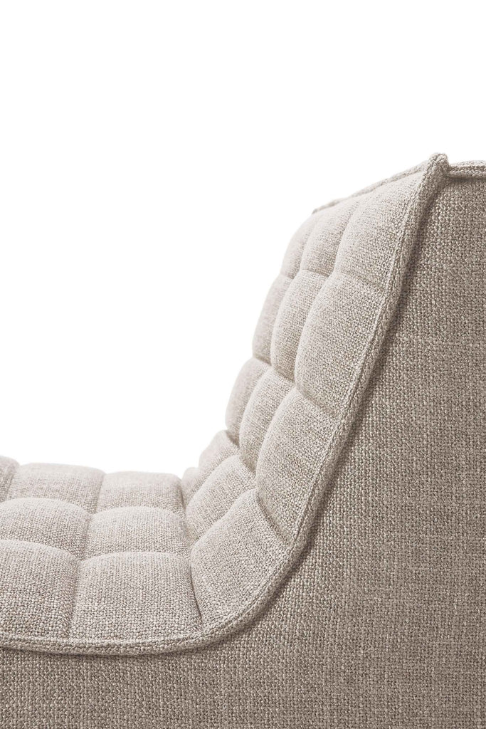 N701 Sofa - Beige - 1 Seater - Loom Collection