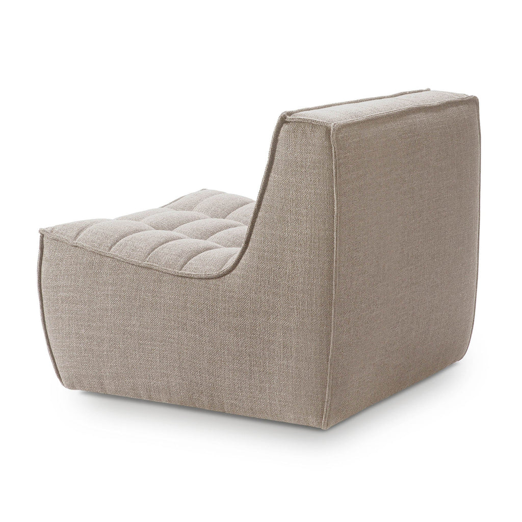 N701 Sofa - Beige - 1 Seater - Loom Collection