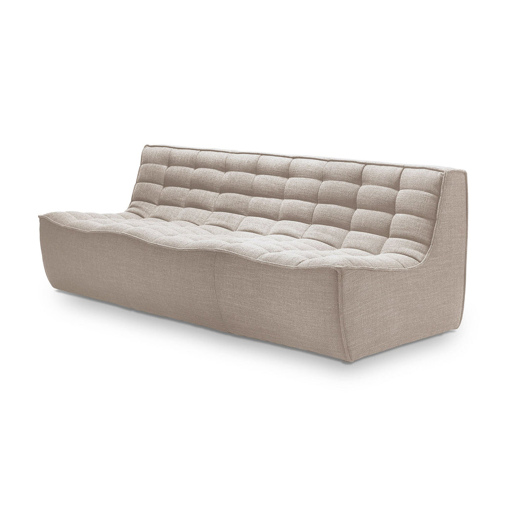 N701 Sofa - Beige - 3 Seater - Loom Collection