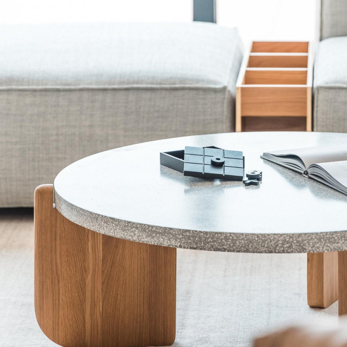 Native Coffee Table - Nougat & Light Oak - Coffee Tables Tolv Loom Collection Dubai