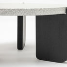 Native Coffee Table - Warm Cement & Black Oak - Coffee Tables Tolv Loom Collection Dubai