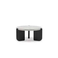 Native Coffee Table - Warm Cement & Black Oak - Coffee Tables Tolv Loom Collection Dubai