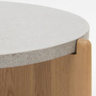 Native Coffee Table - Warm Cement & Light Oak - Coffee Tables Tolv Loom Collection Dubai