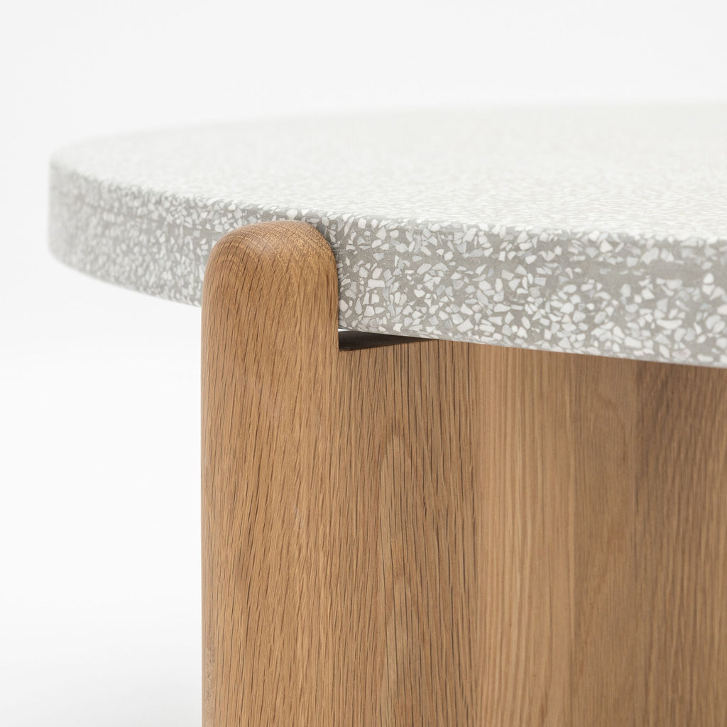 Native Coffee Table - Warm Cement & Light Oak - Coffee Tables Tolv Loom Collection Dubai