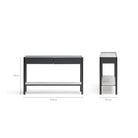 Nell Console - Black Oak & Bianca Carrara