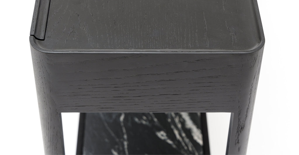 Nell Console - Black Oak & Nero Perlato.