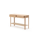 Nell Console - Blonde Oak & Travertine - Tolv Loom Collection Dubai