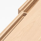 Nell Console - Blonde Oak & Travertine - Tolv Loom Collection Dubai