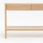 Nell Console - Blonde Oak & Travertine - Tolv Loom Collection Dubai