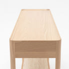 Nell Console - Blonde Oak & Travertine - Tolv Loom Collection Dubai