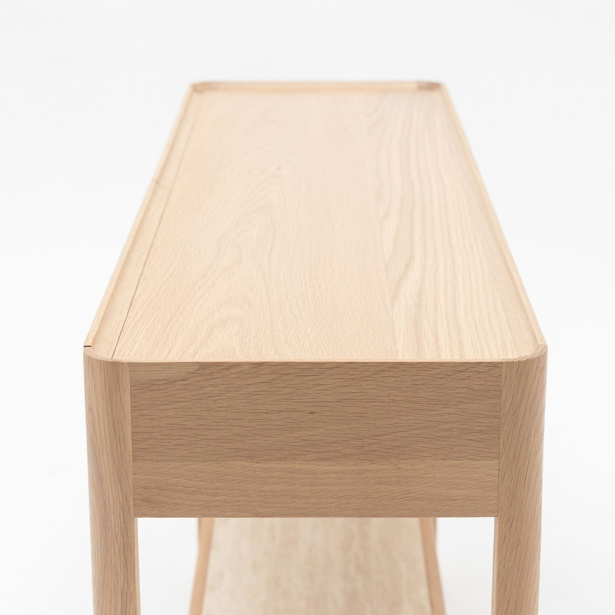 Nell Console - Blonde Oak & Travertine - Tolv Loom Collection Dubai