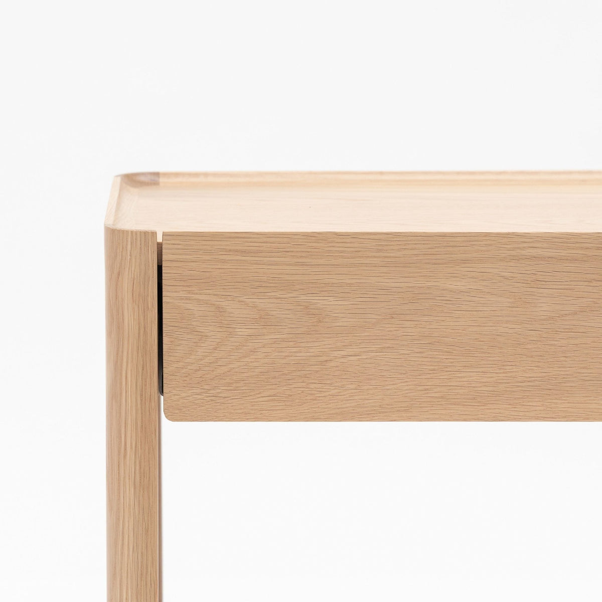Nell Console - Blonde Oak & Travertine - Tolv Loom Collection Dubai
