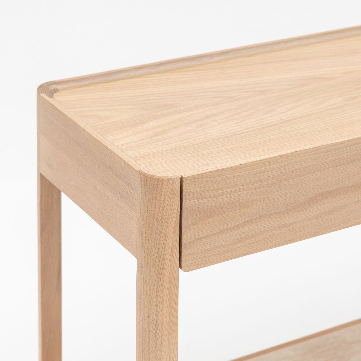 Nell Console - Blonde Oak & Travertine - Tolv Loom Collection Dubai