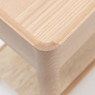 Nell Console - Blonde Oak & Travertine - Tolv Loom Collection Dubai