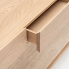 Nell Console - Blonde Oak & Travertine - Tolv Loom Collection Dubai