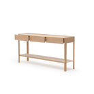 Nell Console - Blonde Oak & Travertine - Tolv Loom Collection Dubai