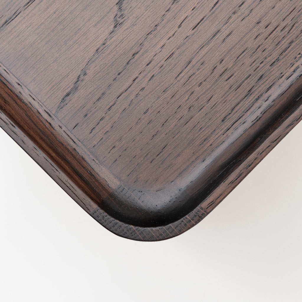 Nell Console - Espresso Oak & Travertine - Console Table with Storage Tolv Loom Collection Dubai