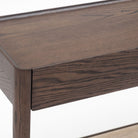 Nell Console - Espresso Oak & Travertine - Console Table with Storage Tolv Loom Collection Dubai