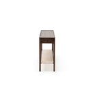 Nell Console - Espresso Oak & Travertine - Console Table with Storage Tolv Loom Collection Dubai