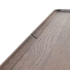 Nell Console - Espresso Oak & Travertine - Console Table with Storage Tolv Loom Collection Dubai