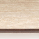 Nell Console - Espresso Oak & Travertine - Console Table with Storage Tolv Loom Collection Dubai